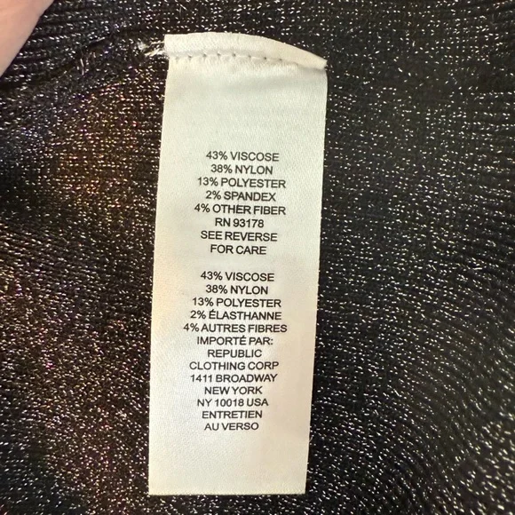 House of Harlow 1960 Shimmering Gray Tank Top - Picture 5 of 6